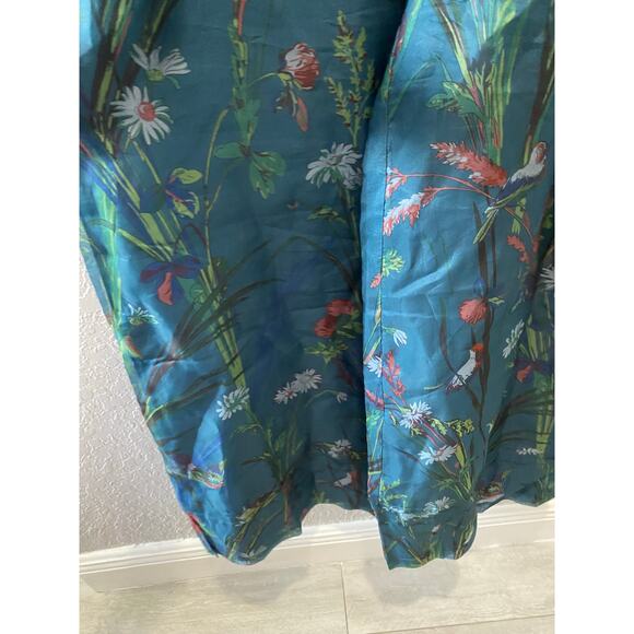 Anthropologie The Somerset Jumpsuit SILK Sz S Boho, Preppy, Party - Picture 8 of 11